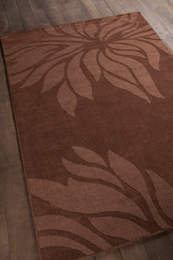 Chandra Rugs Hand-woven Transitional Rug - Premium Wool, Unique Patterns, Elevate Home Décor With Artistry & Comfort Brown Wool Jai18904-57