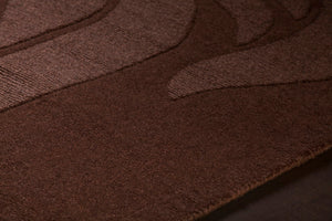 Chandra Rugs Hand-woven Transitional Rug - Premium Wool, Unique Patterns, Elevate Home Décor With Artistry & Comfort Brown Wool Jai18904-57