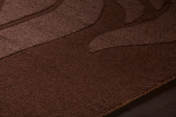 Chandra Rugs Hand-woven Transitional Rug - Premium Wool, Unique Patterns, Elevate Home Décor With Artistry & Comfort Brown Wool Jai18904-57