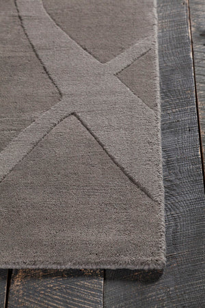 Chandra Rugs Hand-woven Transitional Rug - Elevate Your Home Decor With Unique 100% Wool Artistry & Style Grey Wool Jai18909-57
