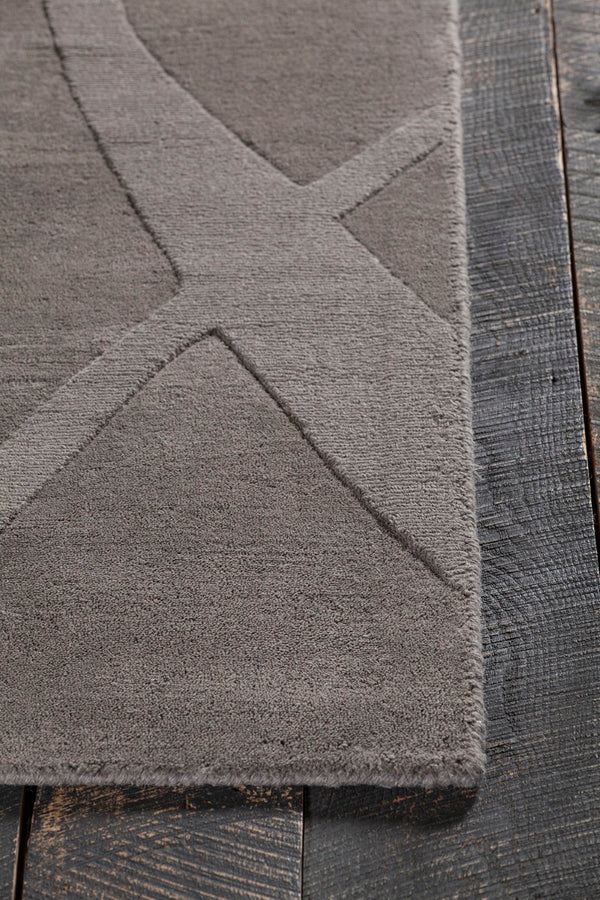 Chandra Rugs Hand-woven Transitional Rug - Elevate Your Home Decor With Unique 100% Wool Artistry & Style Grey Wool Jai18909-57