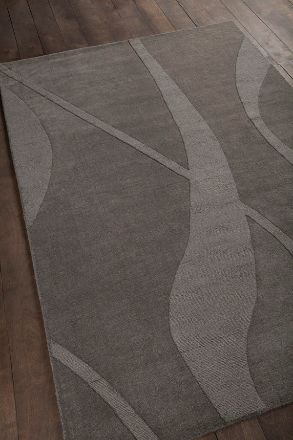 Chandra Rugs Hand-woven Transitional Rug - Elevate Your Home Decor With Unique 100% Wool Artistry & Style Grey Wool Jai18909-57