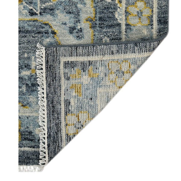 Amer Rugs Jaigarh Hand-knotted Oriental Design Area Rug - Luxurious Softness & Stunning Style For Any Room Blue Wool Jai120203