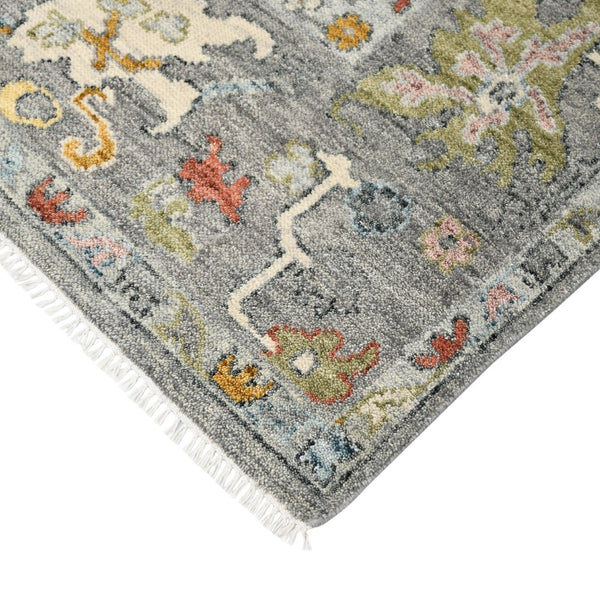 Amer Rugs Jaigarh Hand-knotted Oriental Design Area Rug - Luxurious Softness & Stunning Style For Any Room Pigeon Gray,Pebble Gray Wool Jai170203