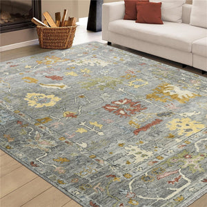 Amer Rugs Jaigarh Hand-knotted Oriental Design Area Rug - Luxurious Softness & Stunning Style For Any Room Pigeon Gray,Pebble Gray Wool Jai170203