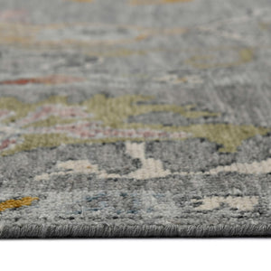 AMER Rugs Jaigarh Beauz JAI-17 Hand-Knotted Handmade Raw Handspun New Zealand Wool Traditional Oriental Rug Pigeon Gray 10' x 14'