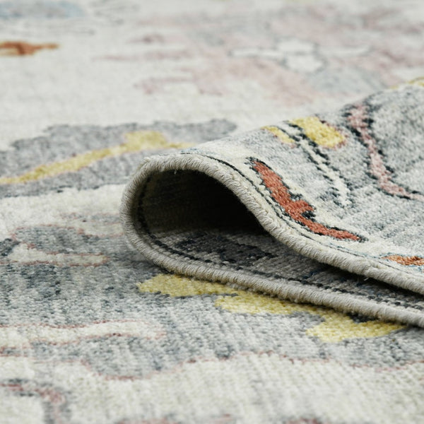 Amer Rugs Jaigarh Hand-knotted Oriental Design Area Rug - Luxurious Softness & Stunning Style For Any Room Ivory,Cool Breeze Wool Jai180810