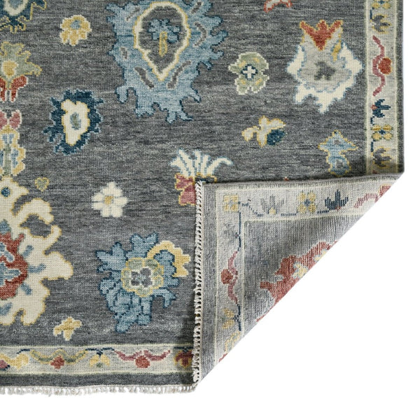 Amer Rugs Jaigarh Hand-knotted Oriental Design Area Rug - Luxurious Softness & Stunning Style For Any Room Pebble Gray,Ivory Wool Jai210912