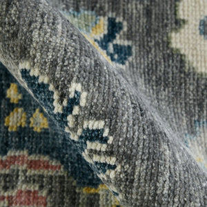 Amer Rugs Jaigarh Hand-knotted Oriental Design Area Rug - Luxurious Softness & Stunning Style For Any Room Pebble Gray,Ivory Wool Jai210912