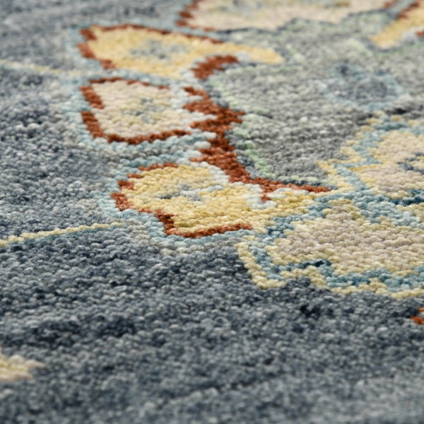 Amer Rugs Jaigarh Hand-knotted Oriental Design Area Rug - Luxurious Softness & Stunning Style For Any Room Denim,Slate Wool Jai220203