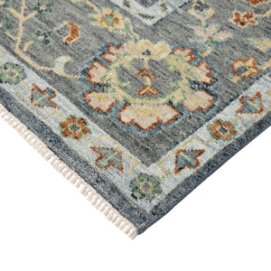 Amer Rugs Jaigarh Hand-knotted Oriental Design Area Rug - Luxurious Softness & Stunning Style For Any Room Denim,Slate Wool Jai220203