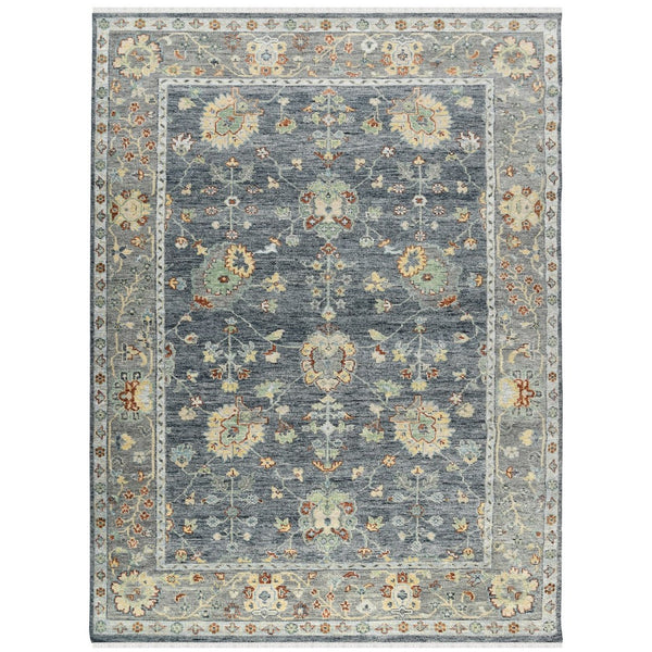 Amer Rugs Jaigarh Hand-knotted Oriental Design Area Rug - Luxurious Softness & Stunning Style For Any Room Denim,Slate Wool Jai220203