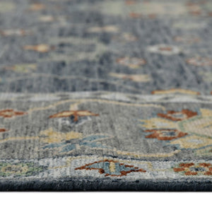 Amer Rugs Jaigarh Hand-knotted Oriental Design Area Rug - Luxurious Softness & Stunning Style For Any Room Denim,Slate Wool Jai220203