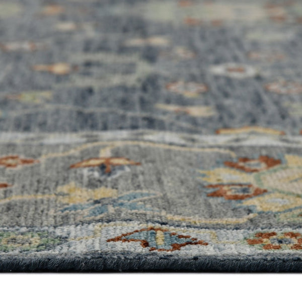 Amer Rugs Jaigarh Hand-knotted Oriental Design Area Rug - Luxurious Softness & Stunning Style For Any Room Denim,Slate Wool Jai220203