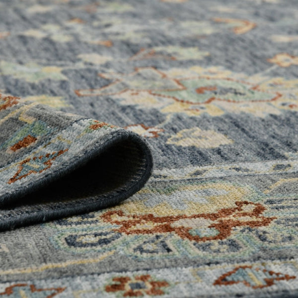 Amer Rugs Jaigarh Hand-knotted Oriental Design Area Rug - Luxurious Softness & Stunning Style For Any Room Denim,Slate Wool Jai220203