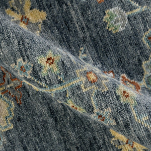 Amer Rugs Jaigarh Hand-knotted Oriental Design Area Rug - Luxurious Softness & Stunning Style For Any Room Denim,Slate Wool Jai220203