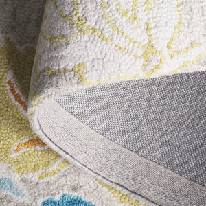 Safavieh Jardin Elegant Hand-tufted Runner Rug In Soft Floral Design - Perfect For Hallways And Entryways Blue ,Grey 80% Wool,20% Cotton Jar125m-5