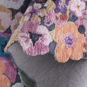 Safavieh Jardin Hand Tufted Floral Area Rug - Luxurious Wool Blend For Timeless Elegance In Your Home Decor Grey ,Pink 80% Wool,20% Cotton Jar176f-5