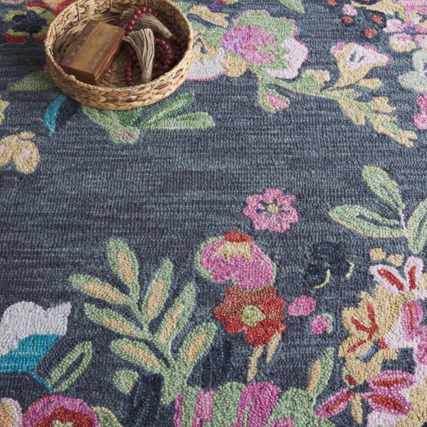 Safavieh Jardin Hand Tufted Wool Floral Area Rug Soft Country Charm for Living Bedroom JAR176F-6