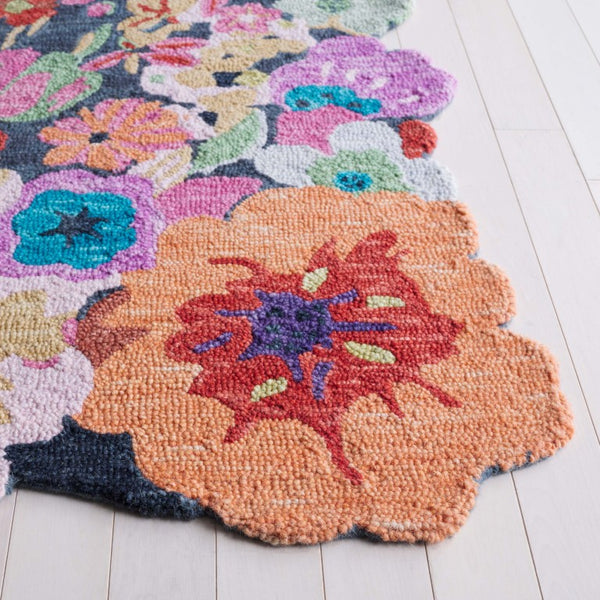 Safavieh Jardin Hand Tufted Wool Floral Area Rug Soft Country Charm for Living Bedroom JAR176F-6