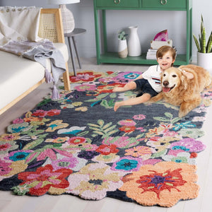 Safavieh Jardin Hand Tufted Wool Floral Area Rug Soft Country Charm for Living Bedroom JAR176F-6