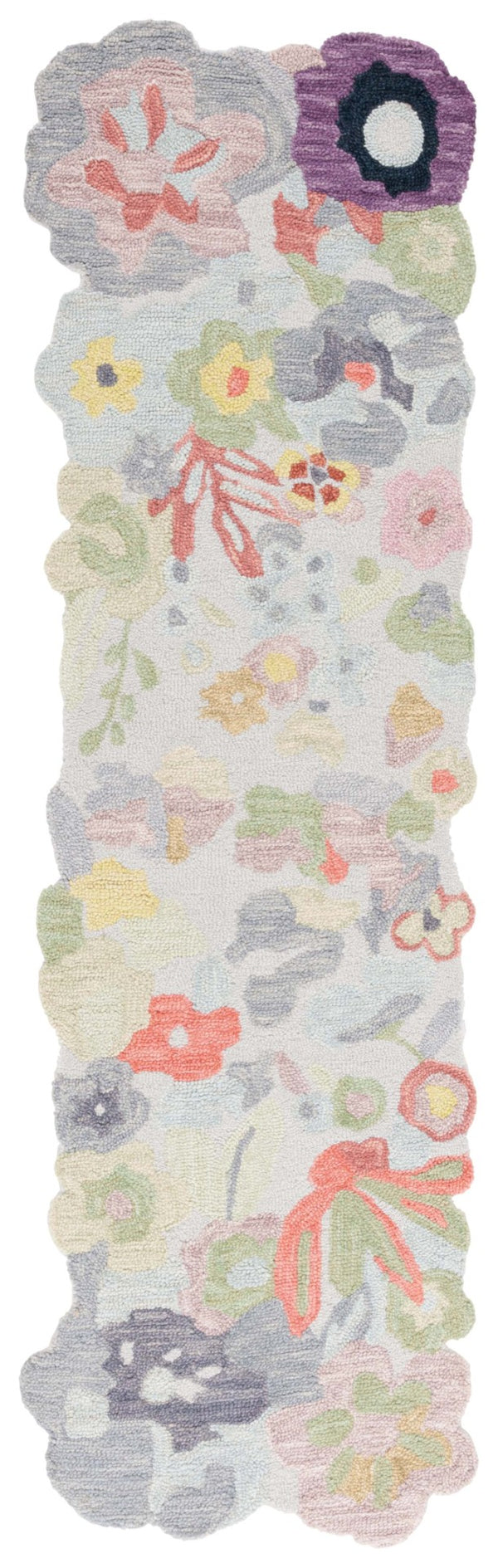 Safavieh Jardin Enchanted Garden Area Rug - Hand-tufted Floral Design For Luxurious Home Decor Style Green ,Pink 80% Wool,20% Cotton Jar176y-3