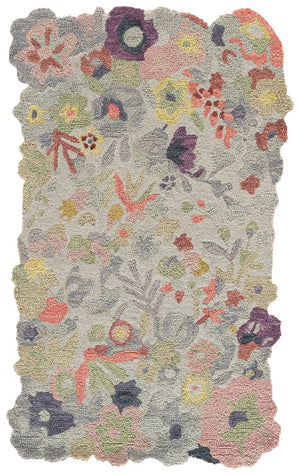 Safavieh Jardin Hand-Tufted Wool Floral Rug Bohemian Blooms for Living Room or Bedroom JAR176Y-4
