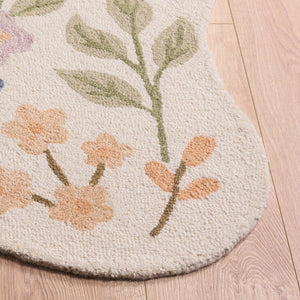 Safavieh Jardin Hand-Tufted Ivory Sage Runner — Wool-Cotton Blend, Low-Profile Pile, Artisanal Hallway Accent 2'-3" x 8'-0" JAR202A-28