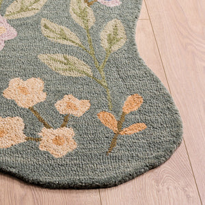 Safavieh Jardin Hand-Tufted Grey Sage Area Rug — Wool-Cotton Blend, Low-Profile Plush For Modern Homes (3X5) 3'-0" x 5'-0" JAR202F-3