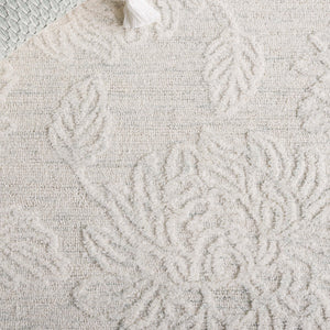 Safavieh Jardin Hand-tufted Runner Rug - Elegant Floral Design In Soft Teal And Ivory For Sophisticated Spaces Light Teal ,Ivory 80% Wool,20% Cotton Jar225j-5