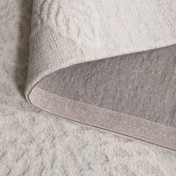 Safavieh Jardin Hand-tufted Runner Rug - Elegant Floral Design In Soft Teal And Ivory For Sophisticated Spaces Light Teal ,Ivory 80% Wool,20% Cotton Jar225j-5