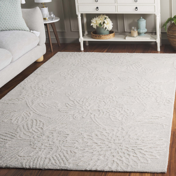 Safavieh Jardin Hand-tufted Runner Rug - Elegant Floral Design In Soft Teal And Ivory For Sophisticated Spaces Light Teal ,Ivory 80% Wool,20% Cotton Jar225j-5