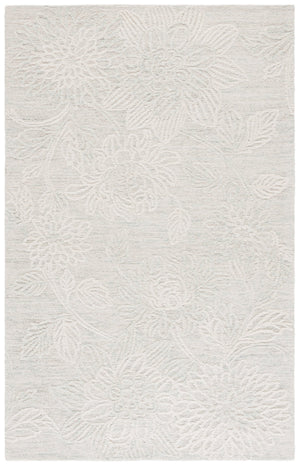 Safavieh Jardin Hand-tufted Runner Rug - Elegant Floral Design In Soft Teal And Ivory For Sophisticated Spaces Light Teal ,Ivory 80% Wool,20% Cotton Jar225j-5