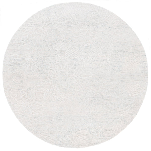 Safavieh Jardin Hand-tufted Runner Rug - Elegant Floral Design In Soft Teal And Ivory For Sophisticated Spaces Light Teal ,Ivory 80% Wool,20% Cotton Jar225j-6r