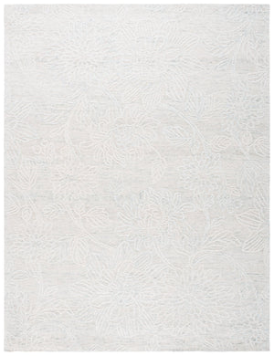 Safavieh Jardin Hand-tufted Runner Rug - Elegant Floral Design In Soft Teal And Ivory For Sophisticated Spaces Light Teal ,Ivory 80% Wool,20% Cotton Jar225j-8