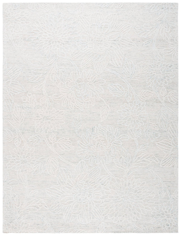 Safavieh Jardin Hand-tufted Runner Rug - Elegant Floral Design In Soft Teal And Ivory For Sophisticated Spaces Light Teal ,Ivory 80% Wool,20% Cotton Jar225j-8