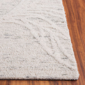 Safavieh Jardin Hand-tufted Floral Runner Rug - Elegant Wool-cotton Blend For Timeless Home Décor Solutions Light Grey ,Ivory 80% Wool,20% Cotton Jar226f-5