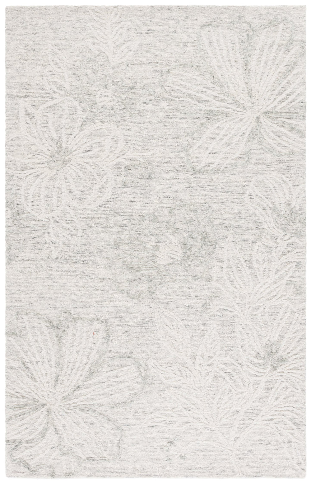 Safavieh Jardin Hand-tufted Floral Runner Rug - Elegant Wool-cotton Blend For Timeless Home Décor Solutions Light Grey ,Ivory 80% Wool,20% Cotton Jar226f-8