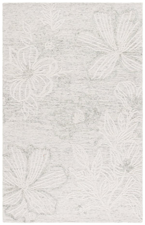 Safavieh Jardin Hand-tufted Floral Runner Rug - Elegant Wool-cotton Blend For Timeless Home Décor Solutions Light Grey ,Ivory 80% Wool,20% Cotton Jar226f-5