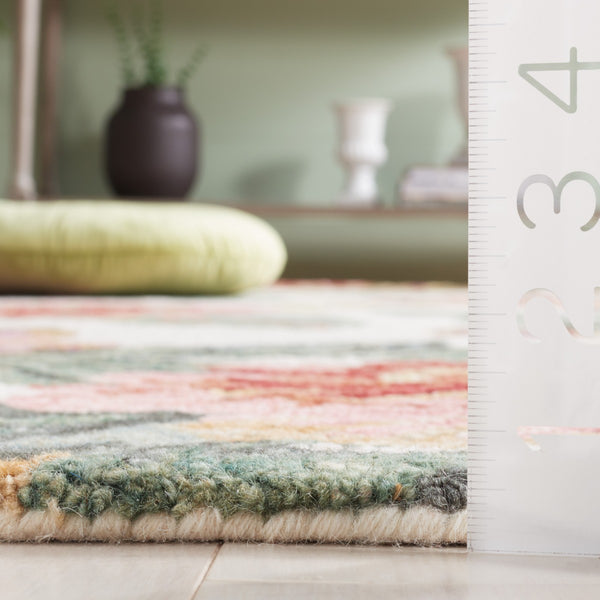 Safavieh Jardin 254 JAR254 Handtufted  Rug Ivory / Red JAR254Q-8