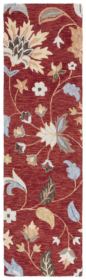 Safavieh Jardin 256 JAR256 Handtufted  Rug Red / Orange JAR256Q-8