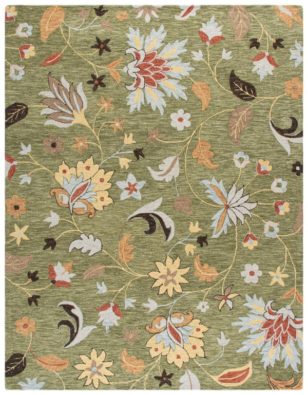 Safavieh Jardin Hand-Tufted Wool Floral Area Rug Botanical Garden Palette for Living Rooms 10' x 14' JAR256Y-10