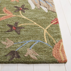 Safavieh Jardin 256 JAR256 Handtufted  Rug Green / Blue JAR256Y-8