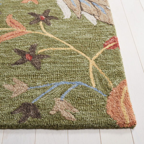 Safavieh Jardin 256 JAR256 Handtufted  Rug Green / Blue JAR256Y-8