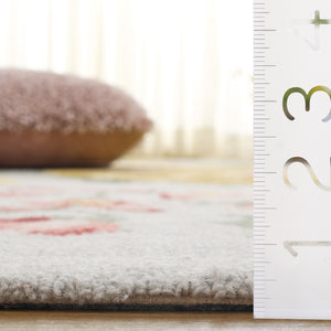 Safavieh Jardin Hand-tufted Floral Runner Rug - Luxurious Indian Wool For Elegant Home Décor Transformation Gold ,Sage Indian Wool Pile Jar275d-5