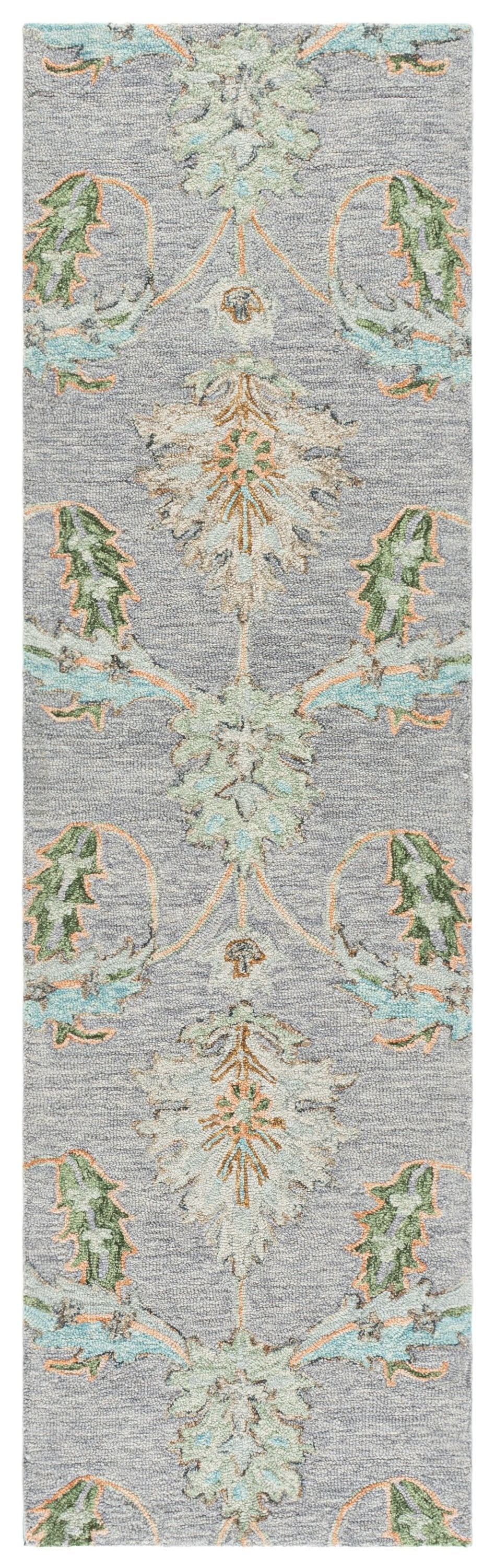 Safavieh Jardin Hand-Tufted Wool Cotton Rug In Soothing Grey Green — Low-Profile, Durable, Timeless Elegance 4'-0" x 6'-0" JAR276F-4
