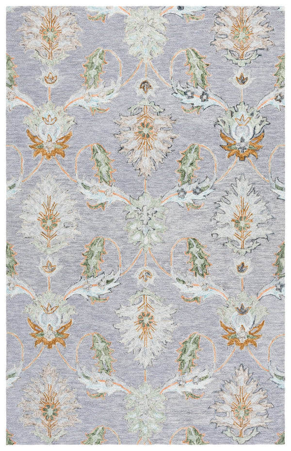 Safavieh Jardin Hand-Tufted Wool Cotton Rug In Muted Grey Green — Soft 5/8" Pile, Timeless Elegance For Living Areas 9'-0" x 12'-0" JAR276F-9