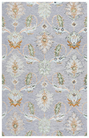 Safavieh Jardin Hand-Tufted Wool Cotton Rug In Soothing Grey Green — Low-Profile, Durable, Timeless Elegance 4'-0" x 6'-0" JAR276F-4
