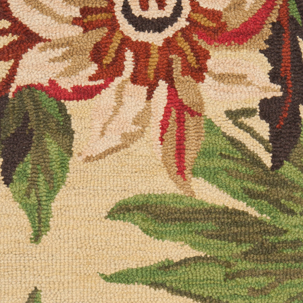 Safavieh Jardin Hand-Tufted Wool Runner With Ivory Multi Floral Motifs — Durable, Soft, Artisan-Made Elegance 2'-3" x 11'-0" JAR325A-211