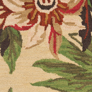 Safavieh Jardin Hand-Tufted Wool Runner With Ivory Multi Floral Motifs — Durable, Soft, Artisan-Made Elegance 2'-3" x 11'-0" JAR325A-211